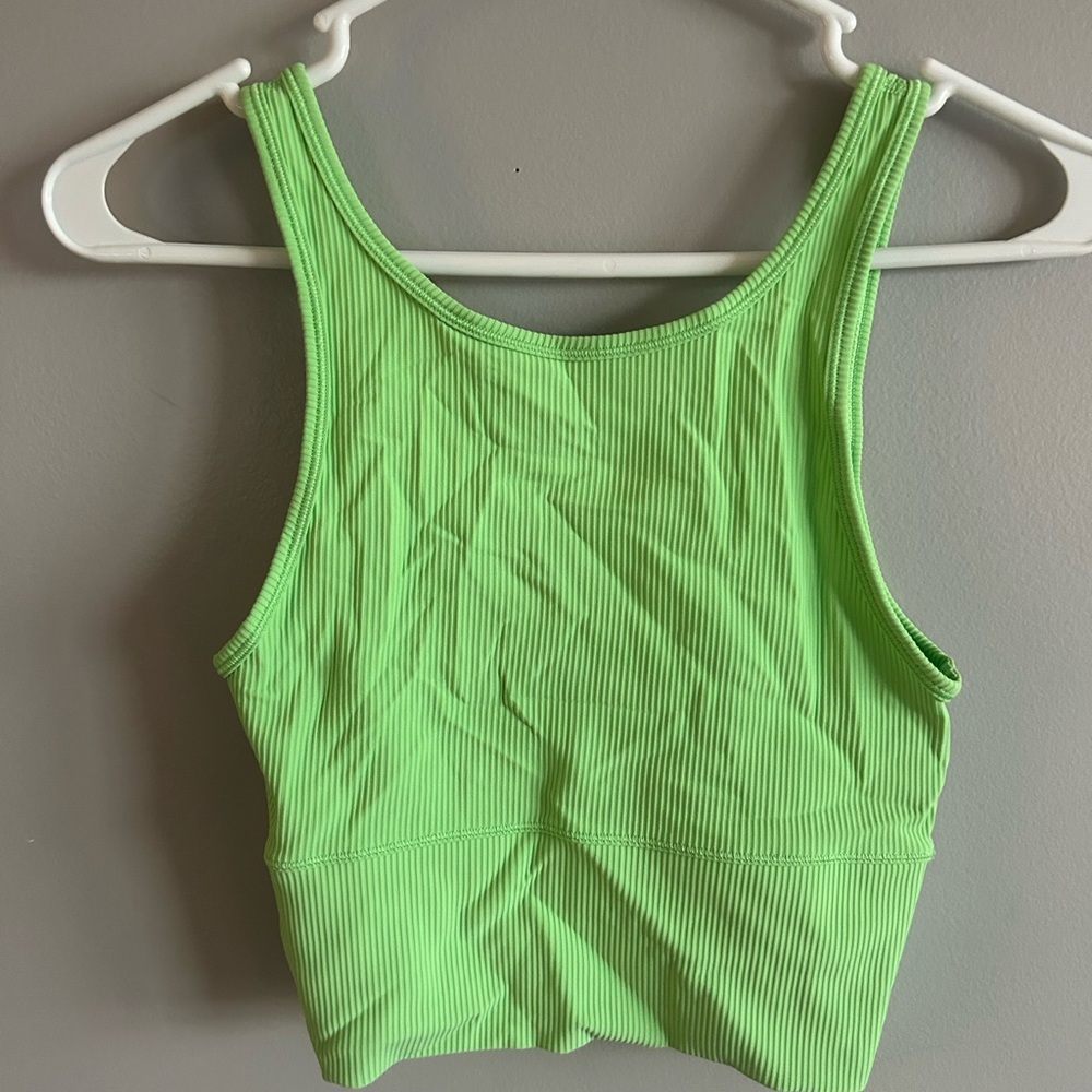 Lululemon power pivot Green Tank Top